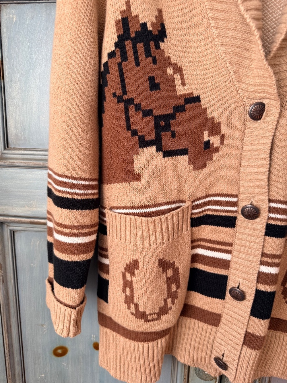 Wrangler Retro Montana Cardigan Size M - Picture 7 of 10